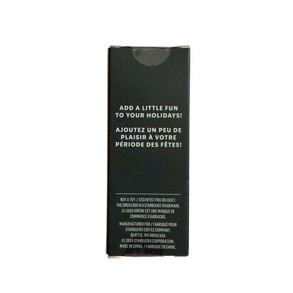 Starbucks 2024 Cold Cup Ornament Keychain Pink Ombré Pleated NEW - Picture 3 of 4